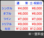 格安でシンプルな料金設定